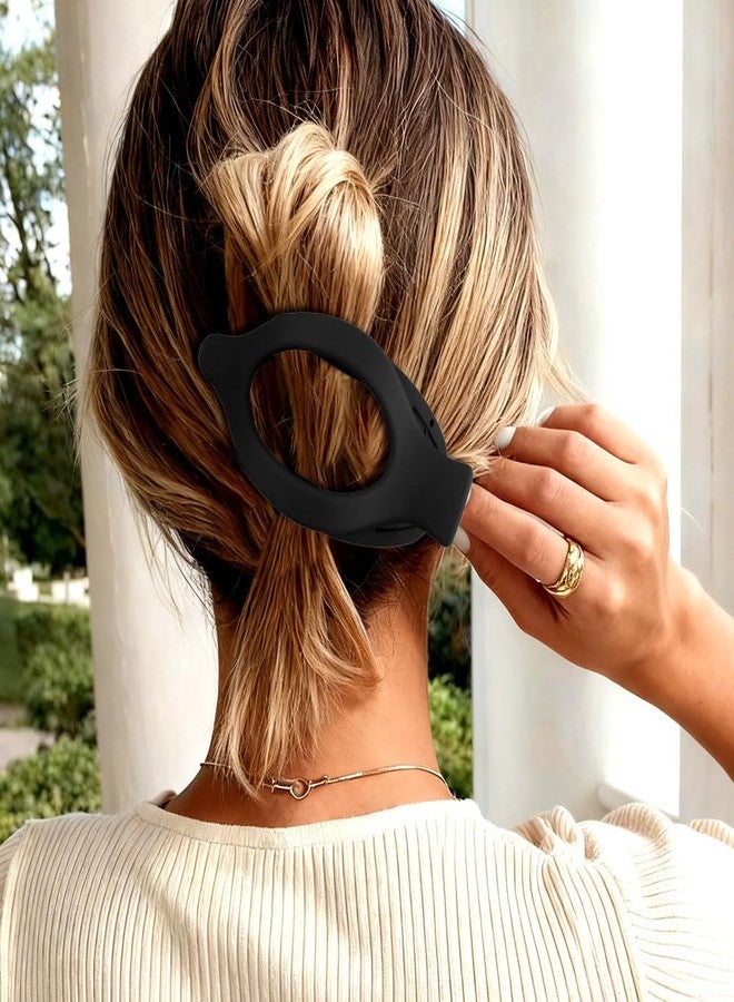 AOPRIE Hair Clips for Women Girls Cute Hair Pins for Long Tail Barrettes Thick Thin Hairs Accessories Black Brown, 4 Pack - Image 2